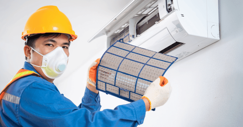 Vệ sinh máy lạnh âm trần